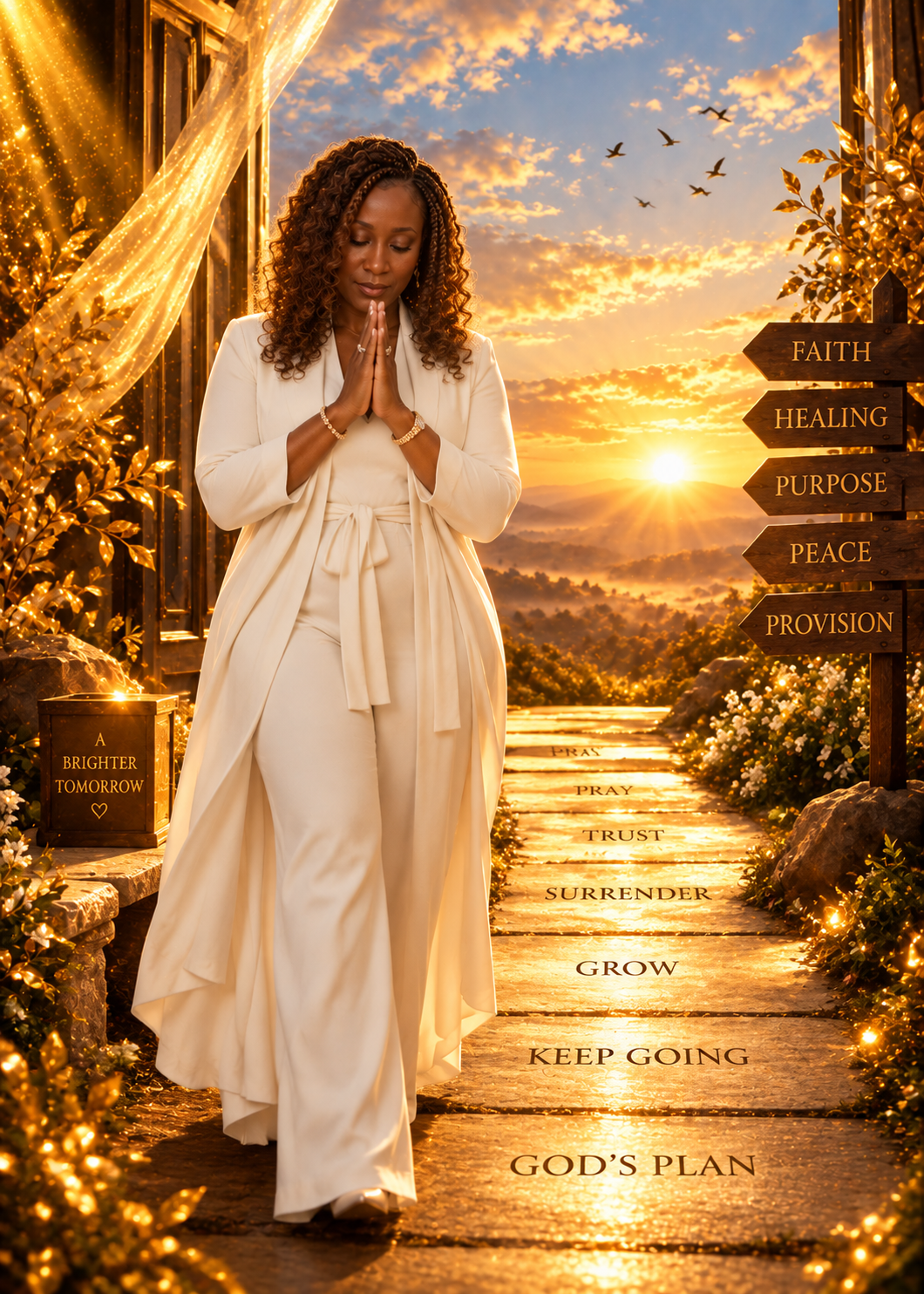 Walking a golden path in prayer